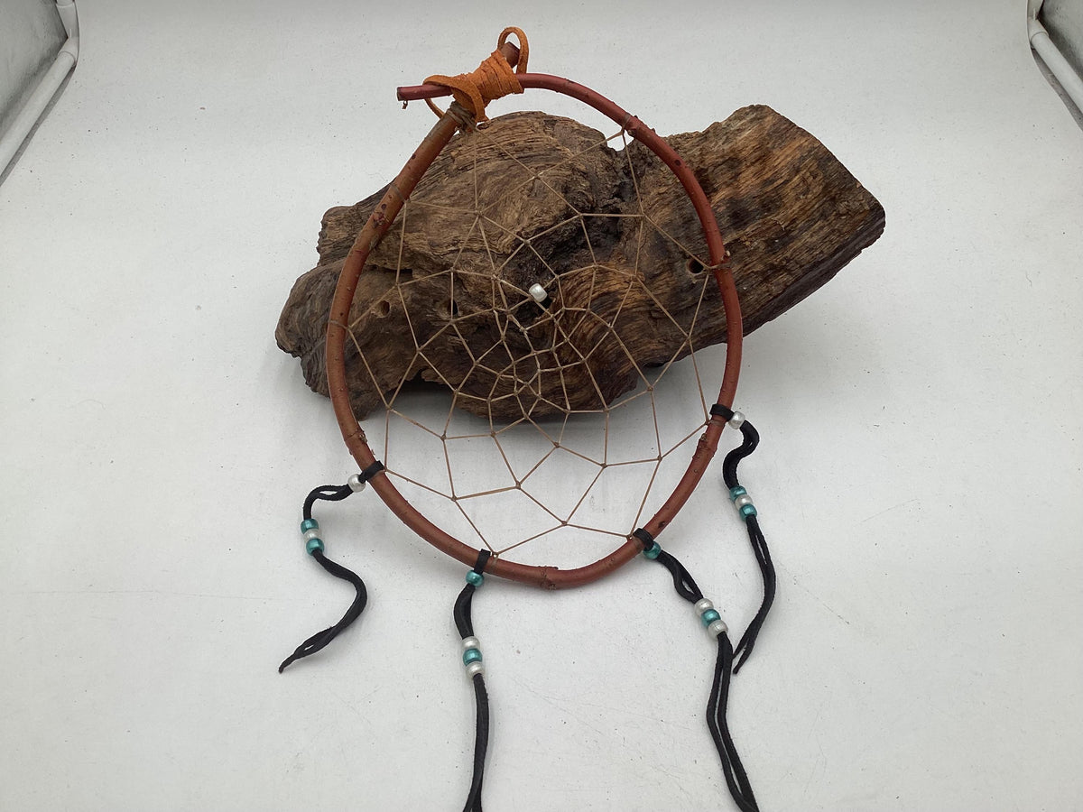 Authentic Handmade Red Willow Dream Catcher - Anishinaabe/Ojibwe