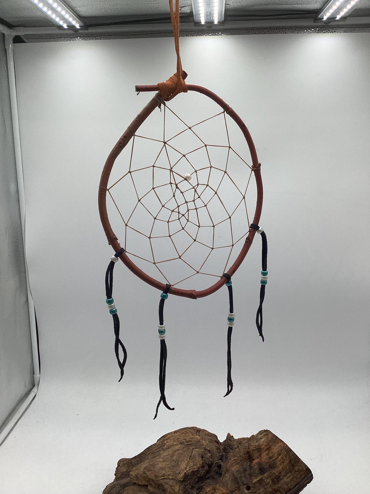Authentic Handmade Red Willow Dream Catcher - Anishinaabe/Ojibwe