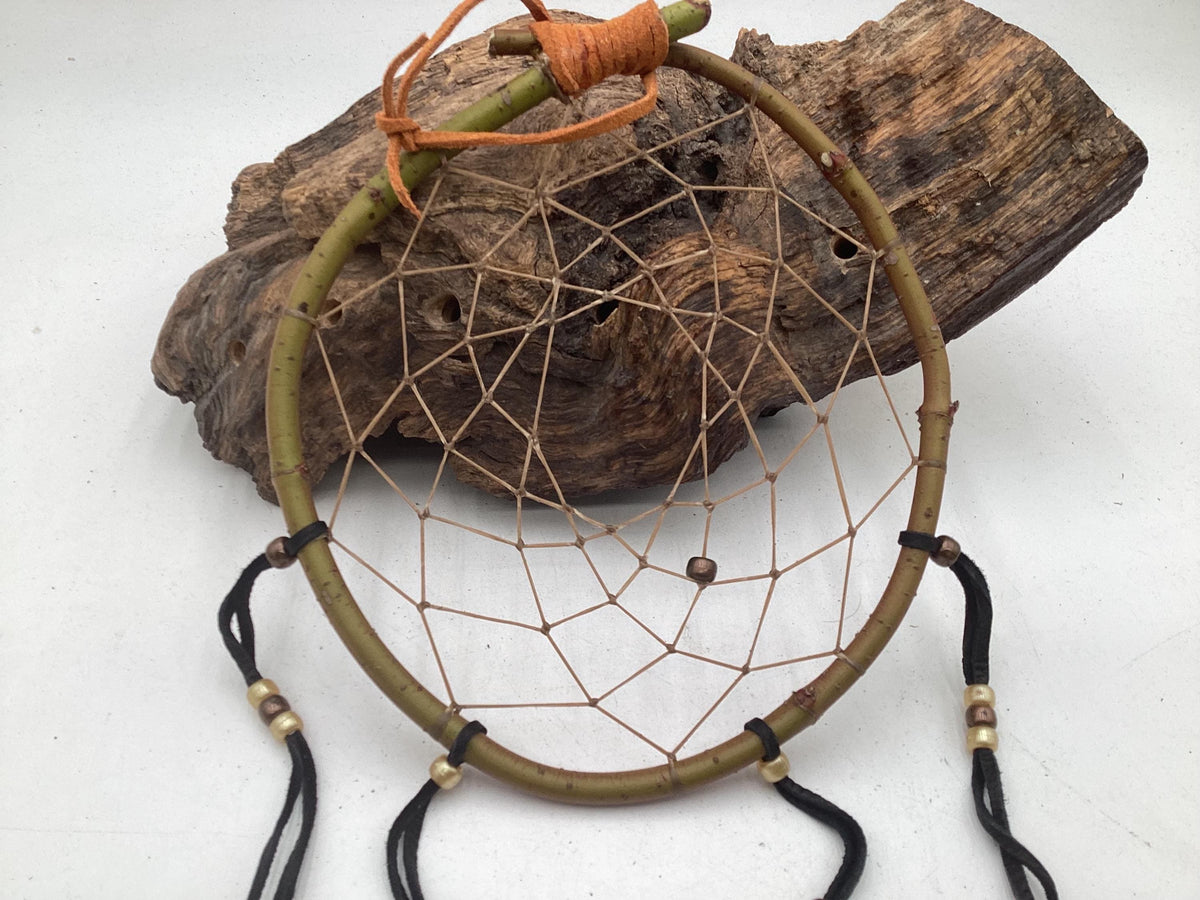 Authentic Handmade Red Willow Dream Catcher - Anishinaabe/Ojibwe