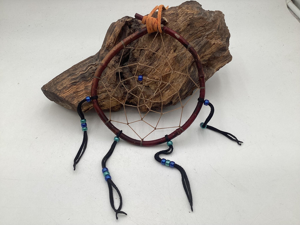 Authentic Handmade Red Willow Dream Catcher - Anishinaabe/Ojibwe