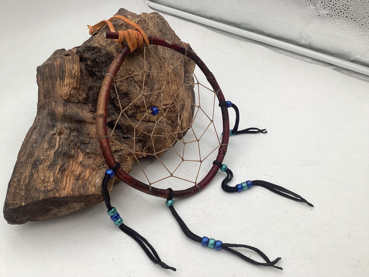 Authentic Handmade Red Willow Dream Catcher - Anishinaabe/Ojibwe