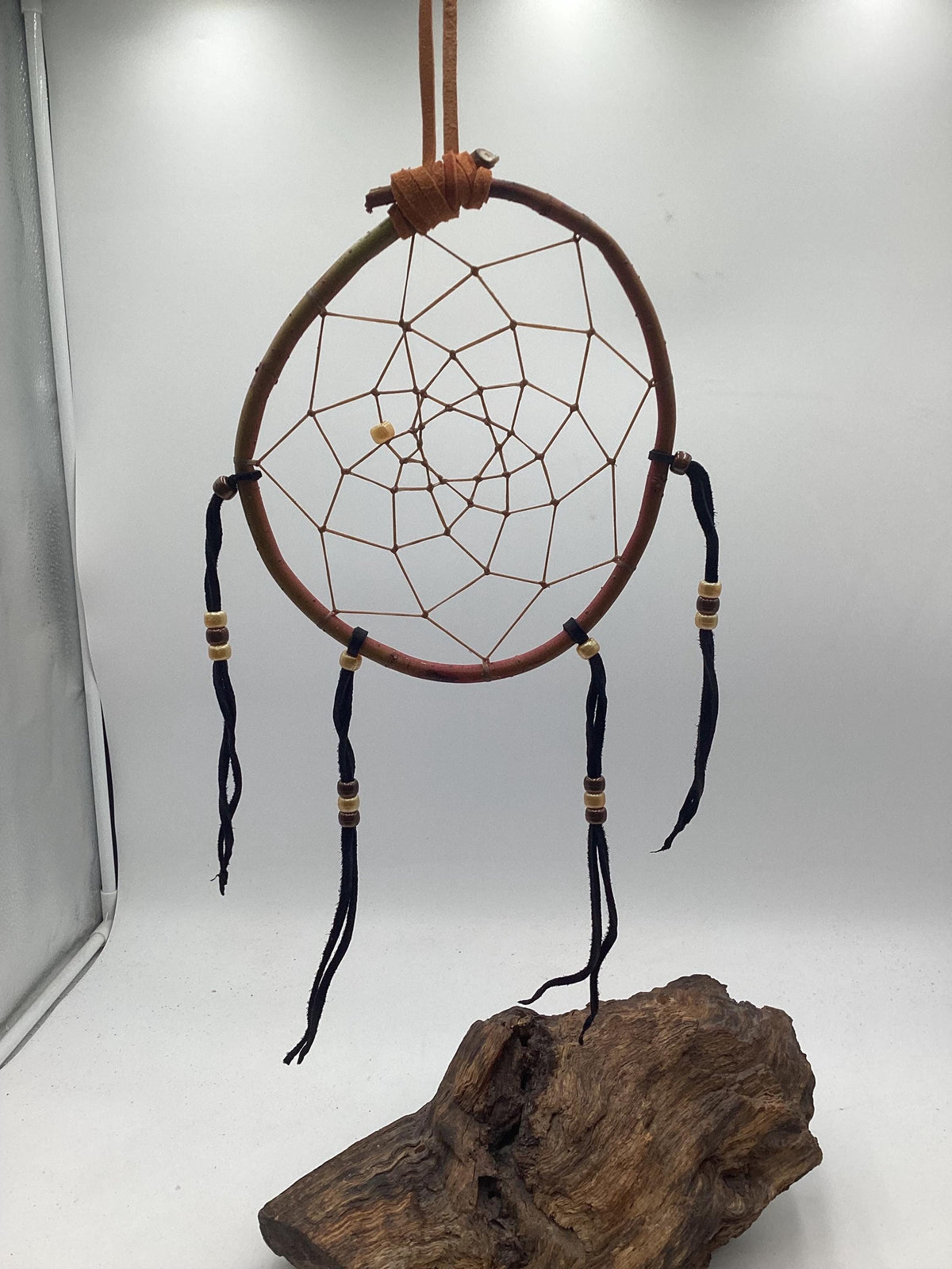 Authentic Handmade Red Willow Dream Catcher - Anishinaabe/Ojibwe