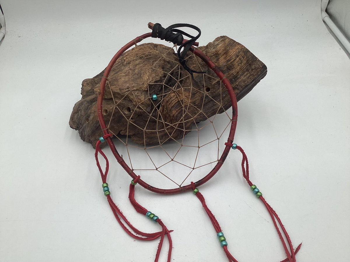Authentic Handmade Red Willow Dream Catcher - Anishinaabe/Ojibwe