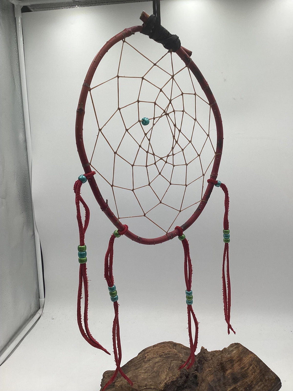 Authentic Handmade Red Willow Dream Catcher - Anishinaabe/Ojibwe