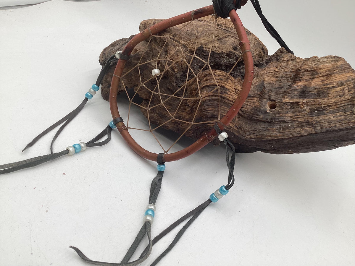 Authentic Handmade Red Willow Dream Catcher - Anishinaabe/Ojibwe