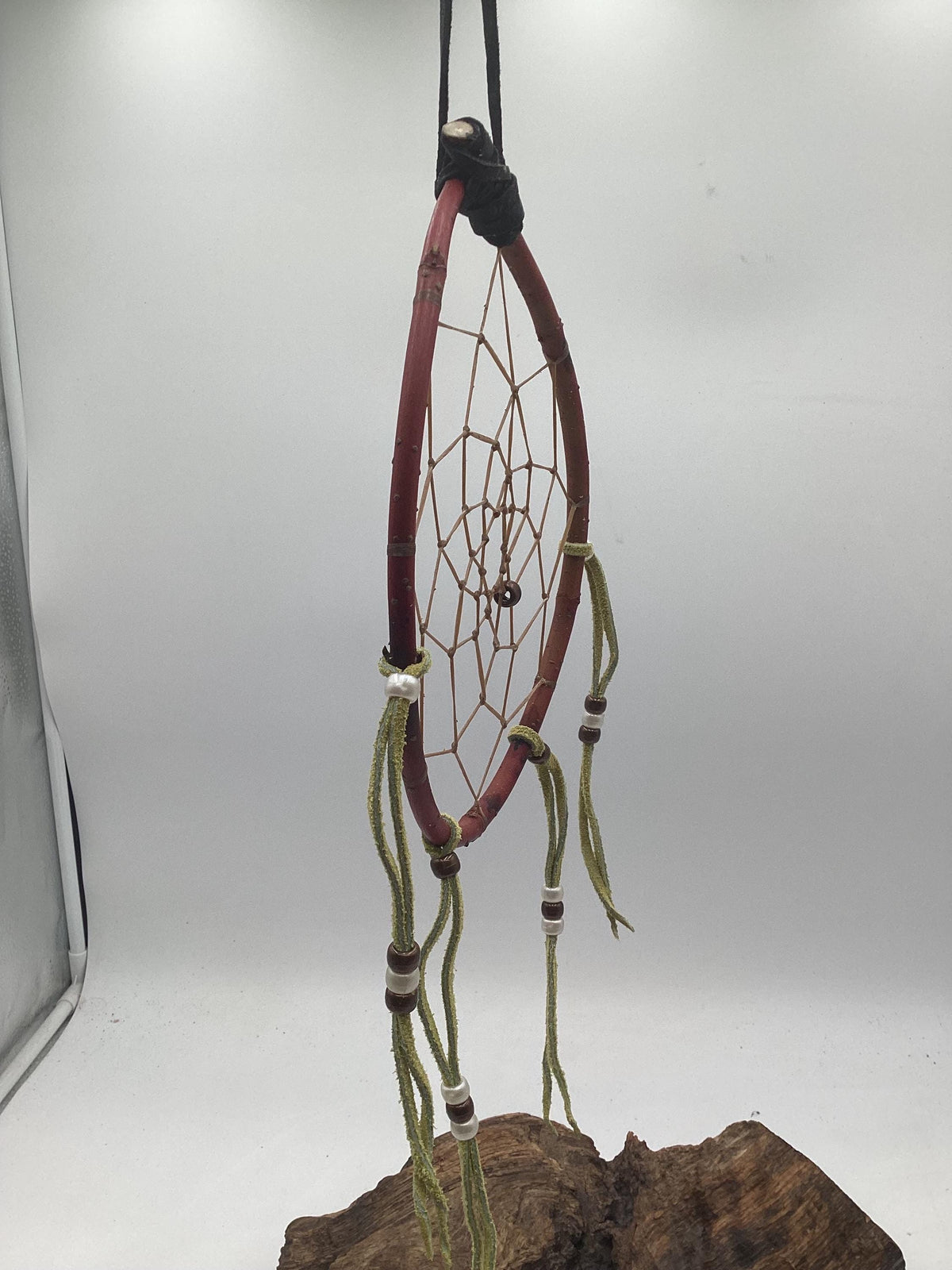 Authentic Handmade Red Willow Dream Catcher - Anishinaabe/Ojibwe