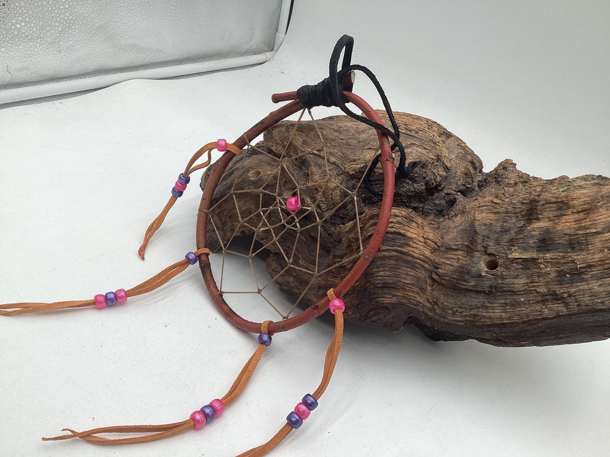 Authentic Handmade Red Willow Dream Catcher - Anishinaabe/Ojibwe