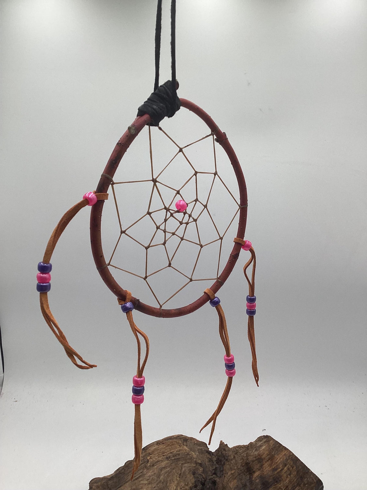 Authentic Handmade Red Willow Dream Catcher - Anishinaabe/Ojibwe