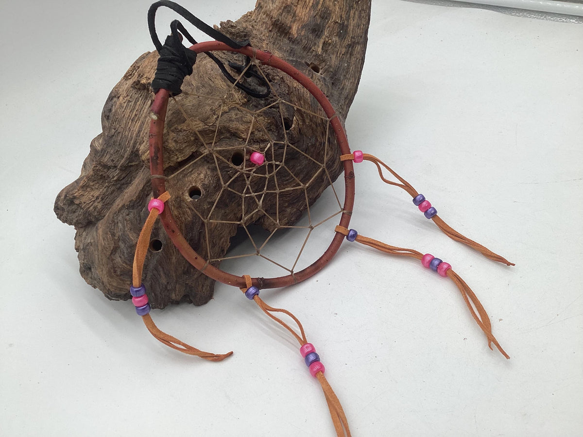 Authentic Handmade Red Willow Dream Catcher - Anishinaabe/Ojibwe