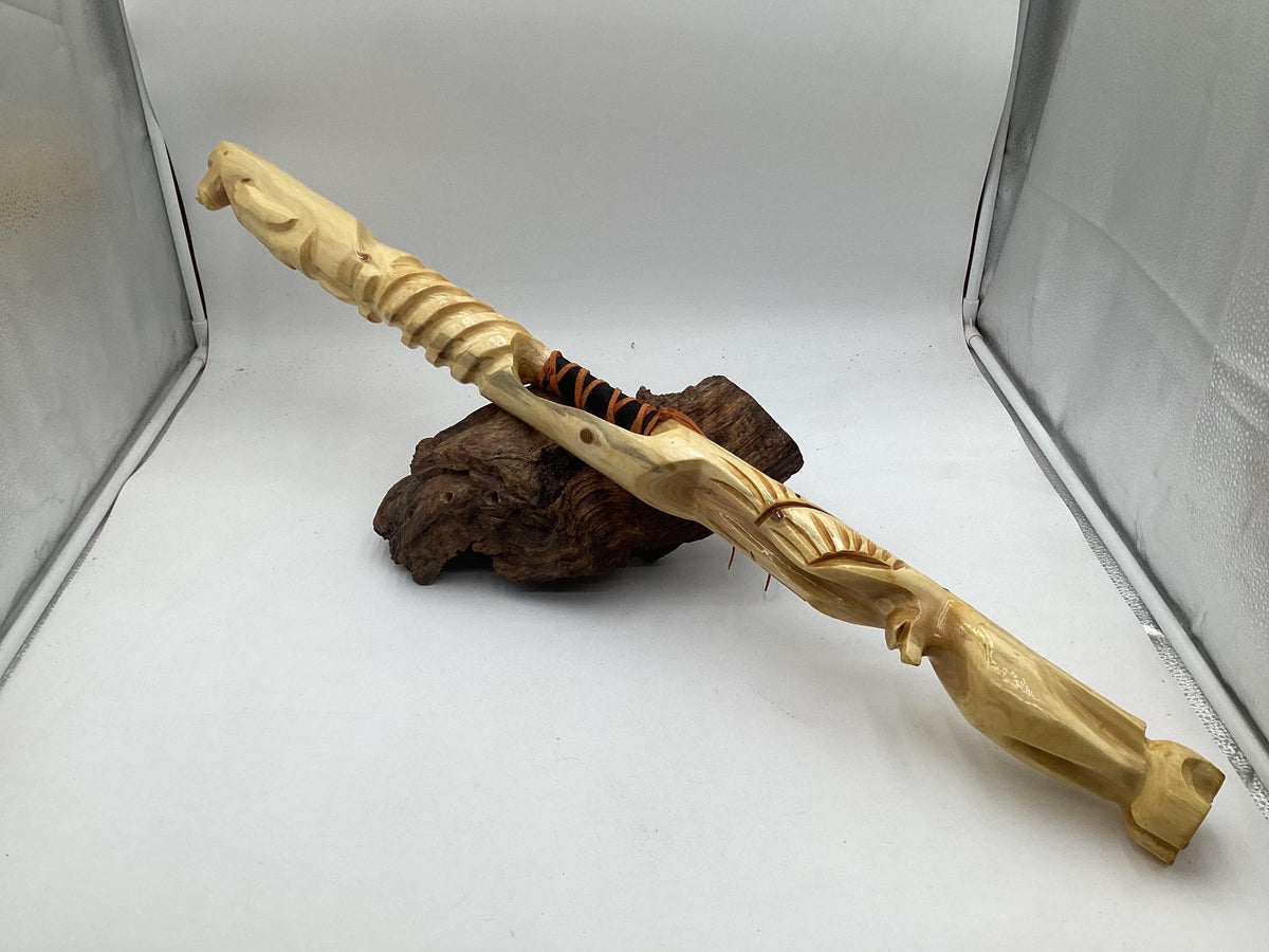 Totem Pole Dance Stick - Anishinaabe/Ojibwe made - Free Shipping