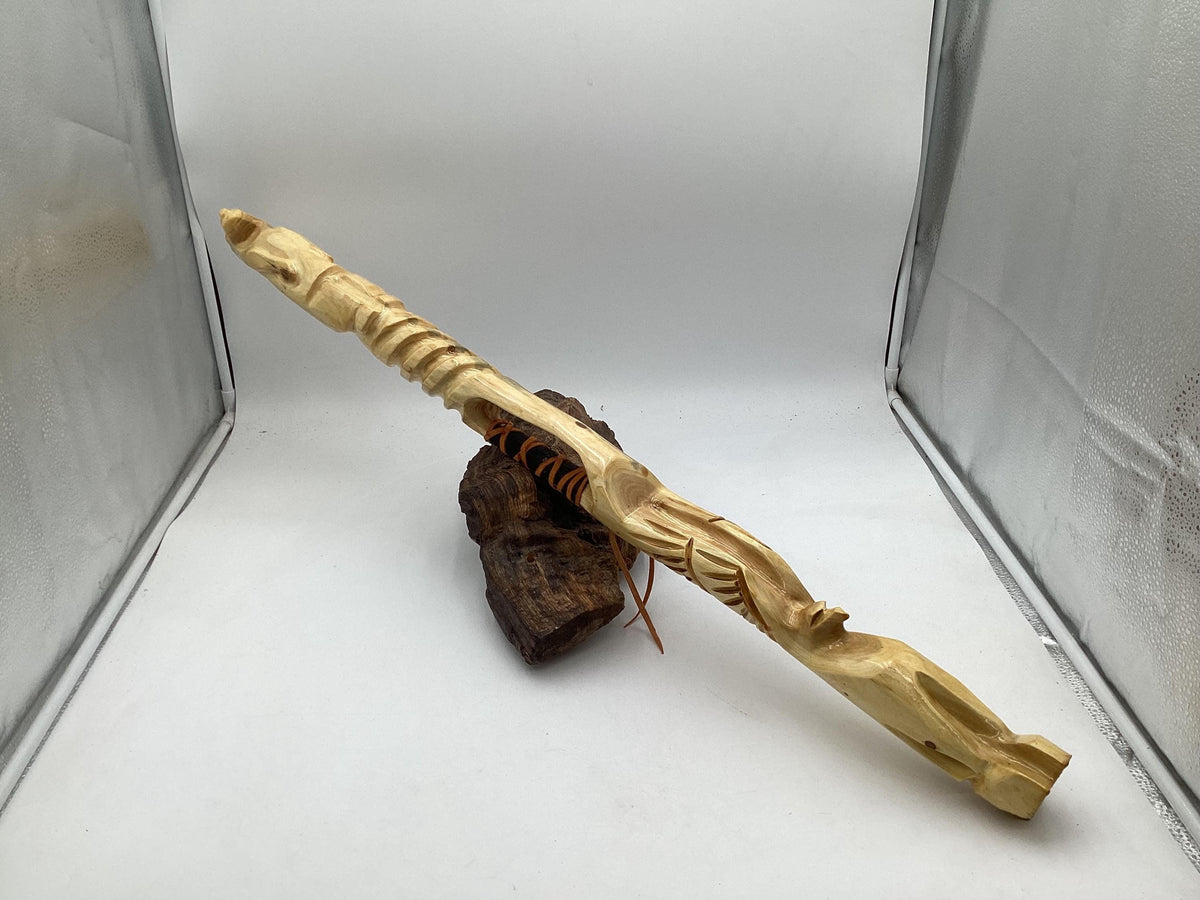 Totem Pole Dance Stick - Anishinaabe/Ojibwe made - Free Shipping