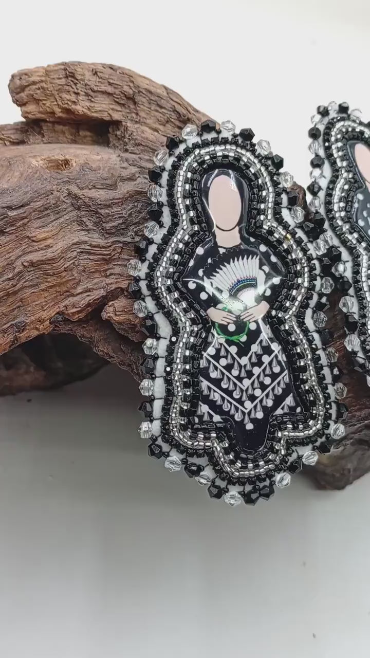 Jingle Dress Dancer beaded earrings