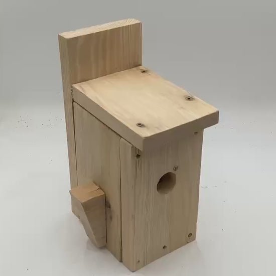 Wooden Bluebird House - Anishinaabe/Ojibwe Artisan