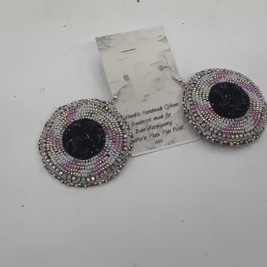 Hand Beaded Turtle Earrings - Native Made