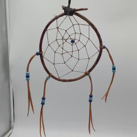 Authentic Handmade Red Willow Dream Catcher - Anishinaabe/Ojibwe