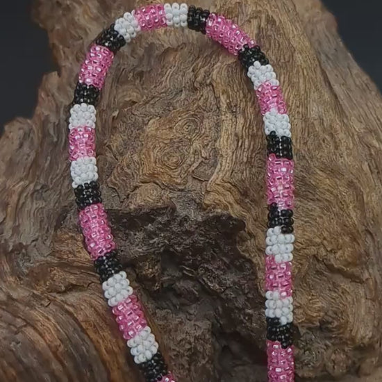 Keychain - Hand Beaded - Anishinaabe/Ojibway Made- Free Shipping