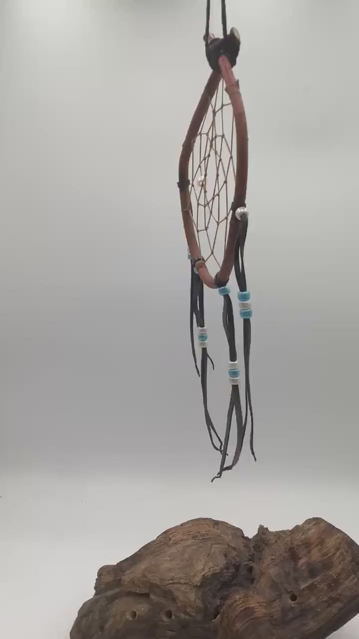 Authentic Handmade Red Willow Dream Catcher - Anishinaabe/Ojibwe