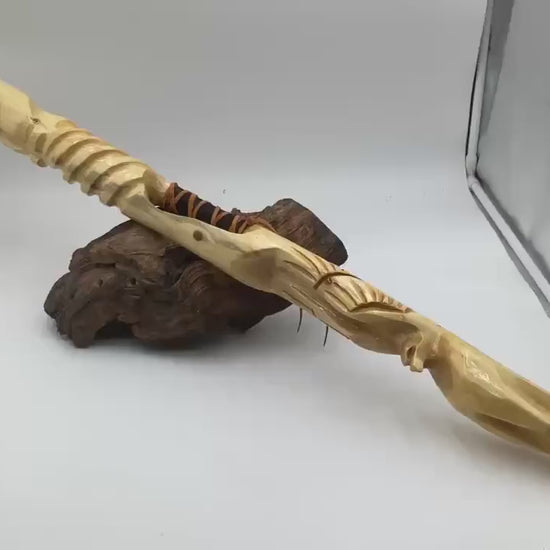 Totem Pole Dance Stick - Anishinaabe/Ojibwe made - Free Shipping