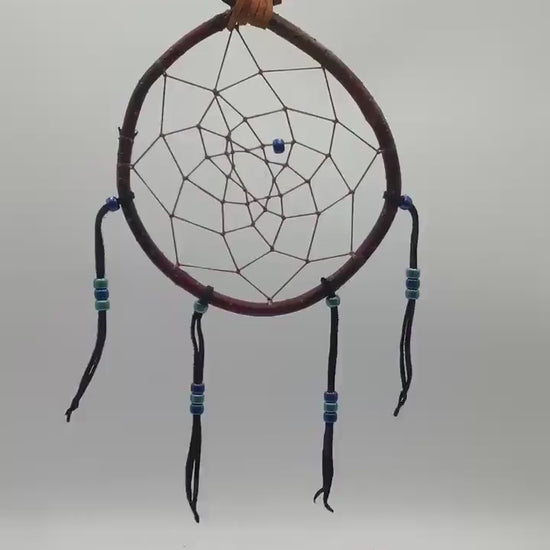 Authentic Handmade Red Willow Dream Catcher - Anishinaabe/Ojibwe