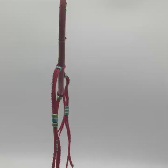 Authentic Handmade Red Willow Dream Catcher - Anishinaabe/Ojibwe