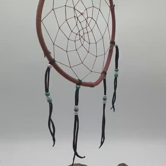 Authentic Handmade Red Willow Dream Catcher - Anishinaabe/Ojibwe