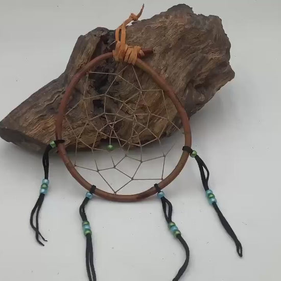 Authentic Handmade Red Willow Dream Catcher - Anishinaabe/Ojibwe